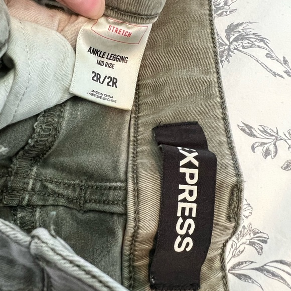 Express SZ 2 ankle legging green - Picture 2 of 3